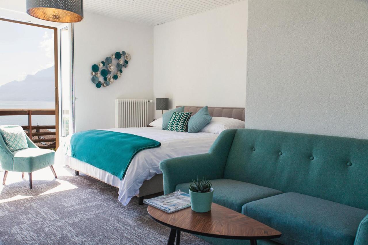 Auberge De Rivaz Bagian luar foto