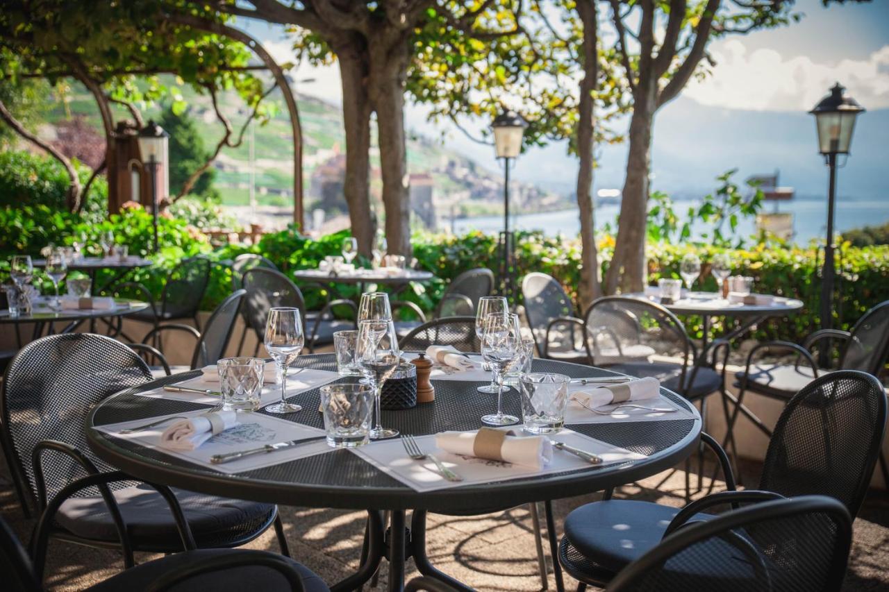 Auberge De Rivaz Bagian luar foto