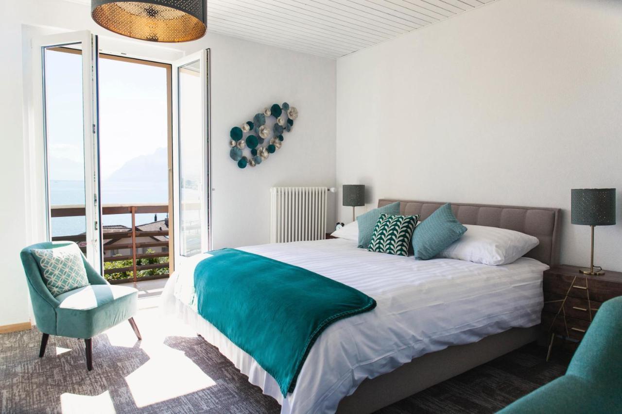 Auberge De Rivaz Bagian luar foto