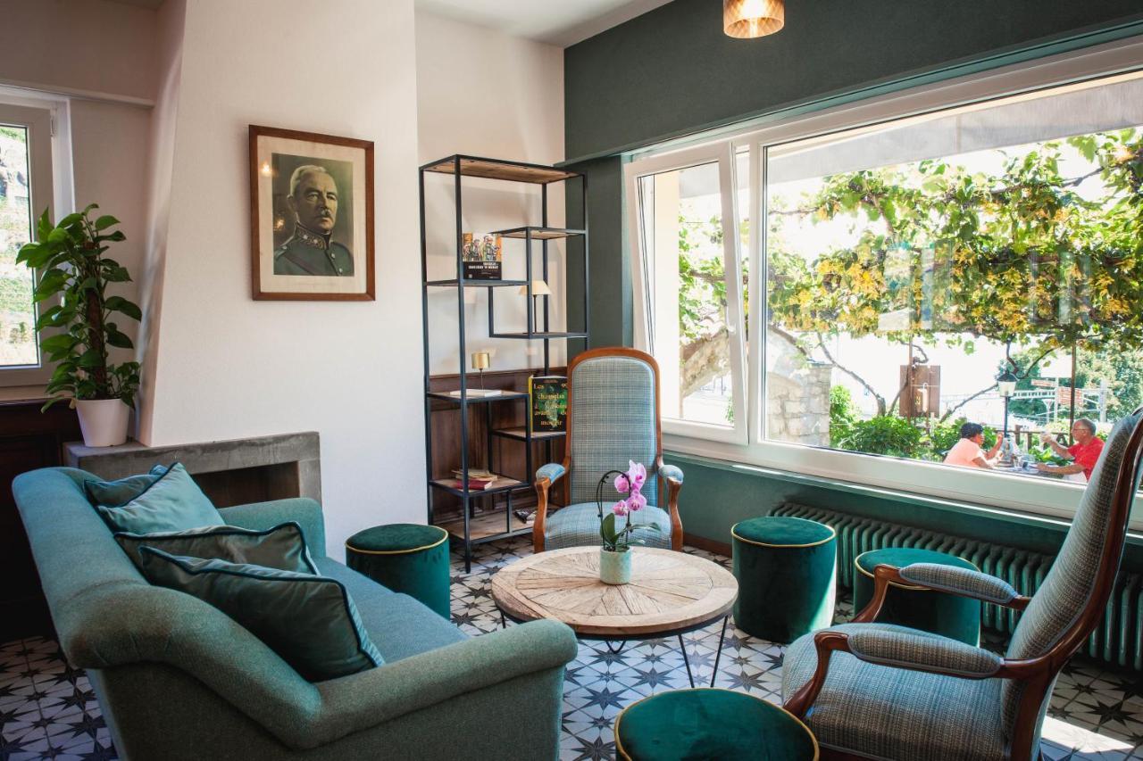 Auberge De Rivaz Bagian luar foto